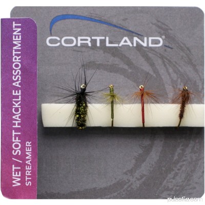 Cortland 4pk Flies, Wet Soft Hackle Assortment 555503308